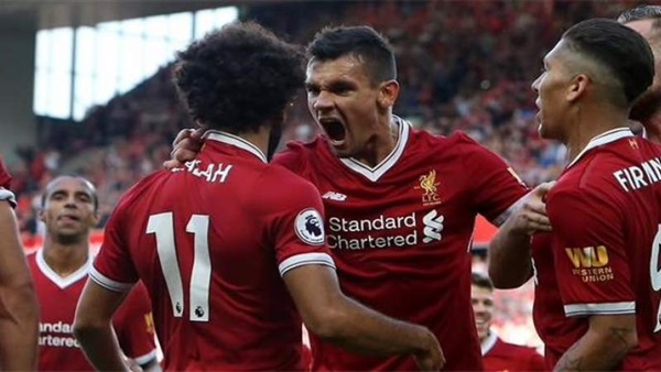 محمد صلاح ونجوم ليفربول 
