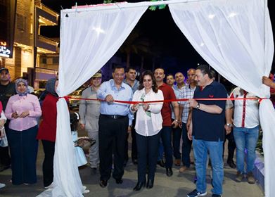 محافظ دمياط تفتتح مشروعات التنسيق الحضارى برأس البر