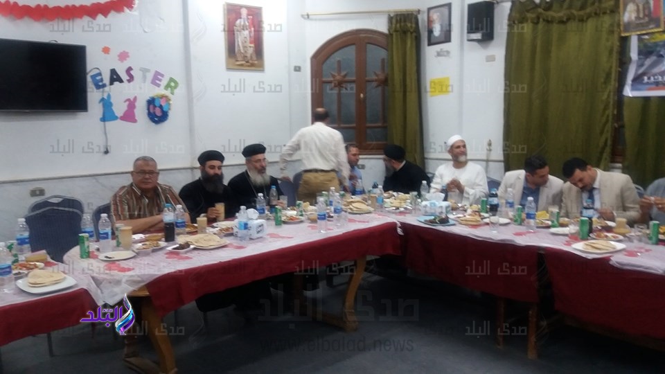 نيسة الشهيد مارجرجس بابشواي بالفيوم تنظم إفطار