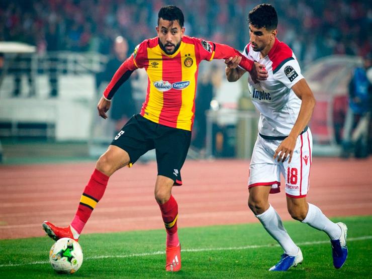 جانب من مباراة الوداد والترجي  جانب من مباراة الوداد والترجي