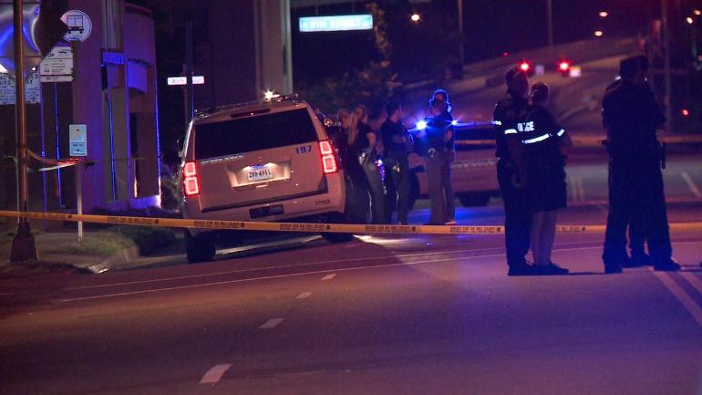 صورة من مسرح الحادث في فيرجينيا 