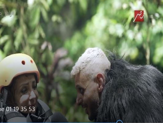 شهيرة فى برنامج رامز فى الشلال 