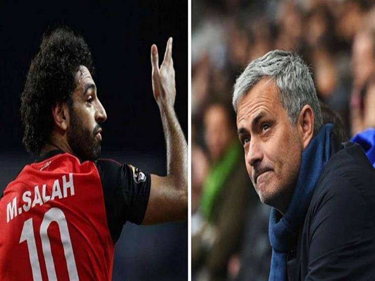 جوزيه مورينيو ومحمد صلاح جوزيه مورينيو ومحمد صلاح