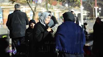 المعتمرين الفلسطينيين في مطار القاهرة 