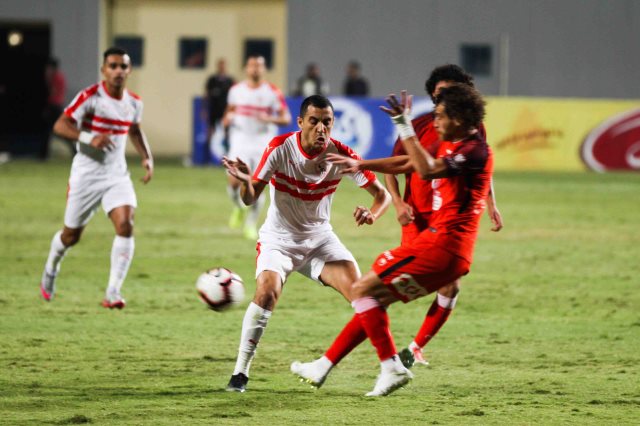 جانب من مباراة حرس الحدود والزمالك الدور الأول جانب من مباراة حرس الحدود والزمالك الدور الأول