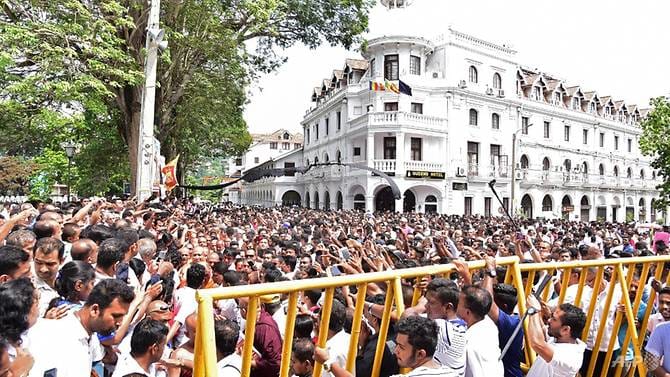 احتجاجات سريلانكا