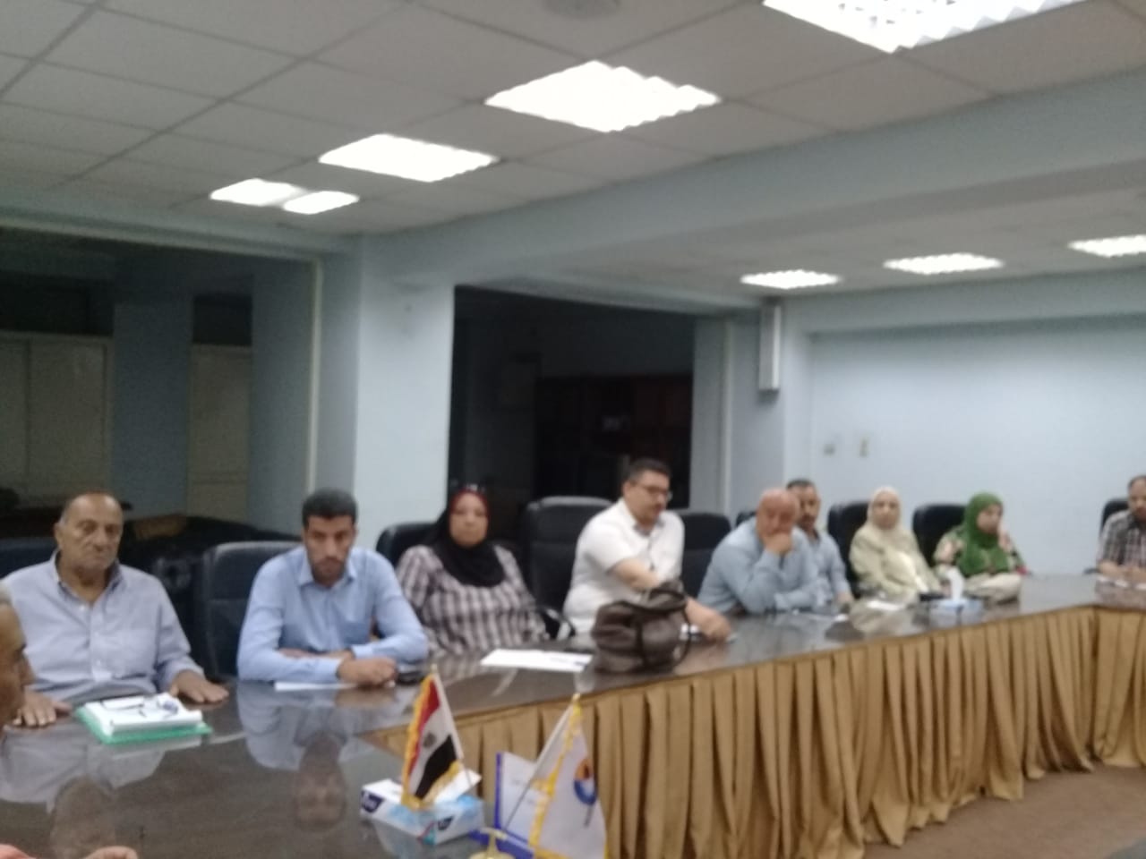 طواري بشركة مياه الشرب والصرف الصحي ببني سويف 