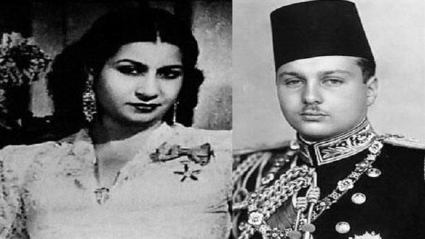 ام كلثوم والملك فاروق