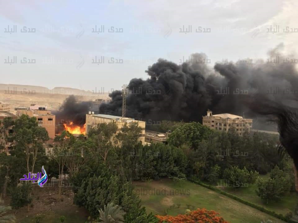 حريق مخلفات بزهراء المعادى حريق مخلفات بزهراء المعادى
