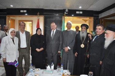 محافظ الفيوم يستقبل المهنئين بعيد الفطر المبارك