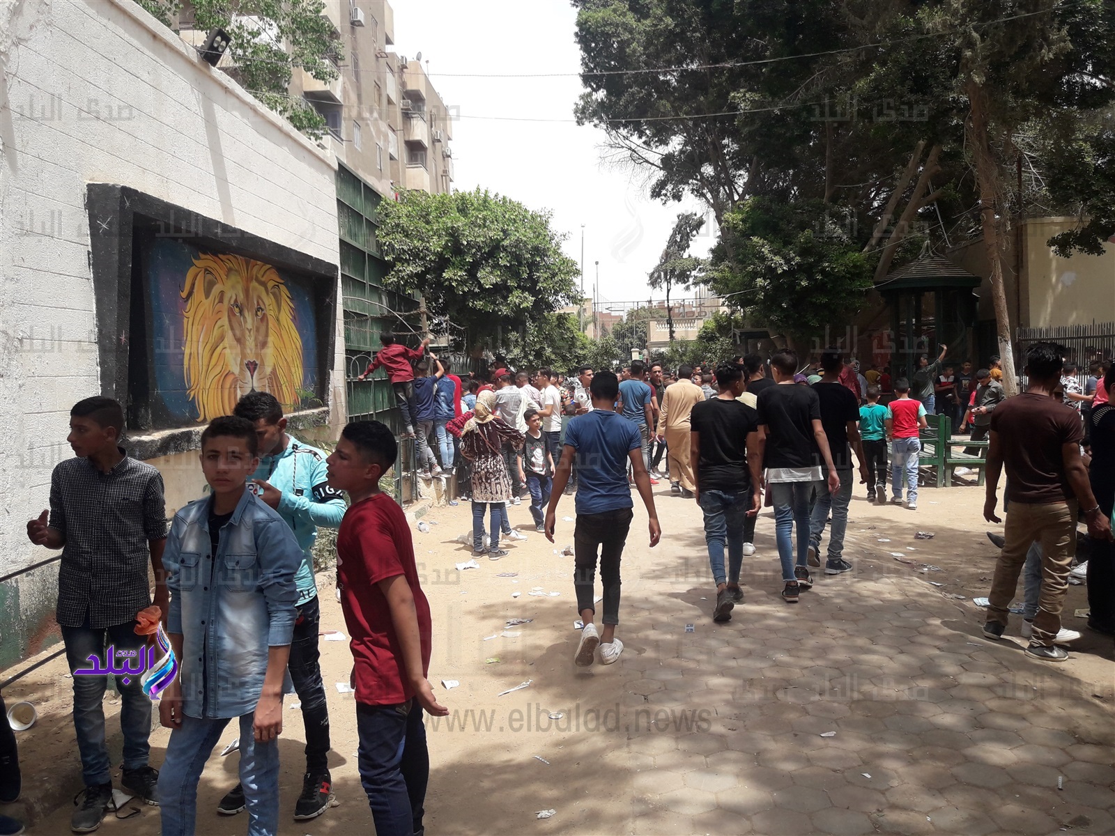 زحام على حديقة حيوان الفيوم