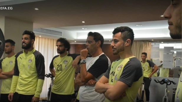 تدريباتهم البدنية للاعبو منتخب مصر