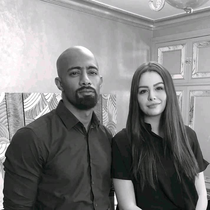 الفنان محمد رمضان والفنانة هنادي مهنا