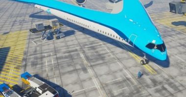 تصميم طائرة جديدة 