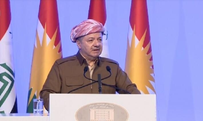 الزعيم الكردي مسعود بارزاني