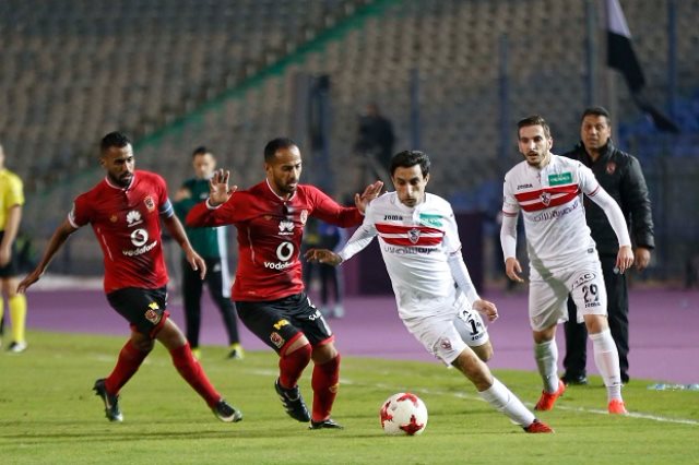 جانب من مباراة الاهلي والزمالك جانب من مباراة الاهلي والزمالك
