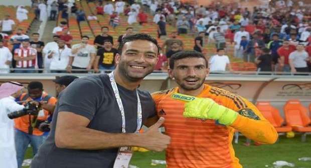 محمد عواد حارس مرمى نادي الاسماعيلي مع ميدو