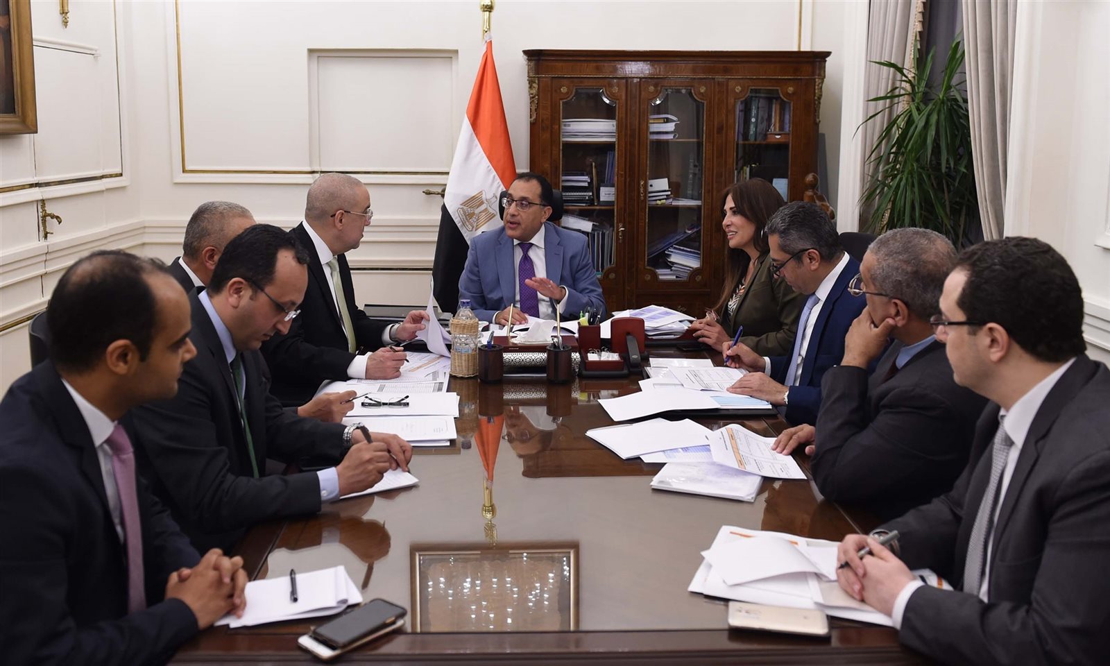 اجتماع رئيس الوزراء مع وزير الاسكان