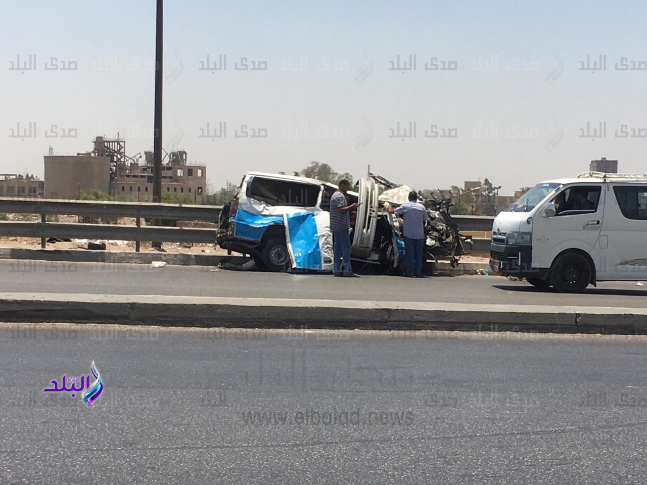 كارثة على الأوتوستراد كارثة على الأوتوستراد