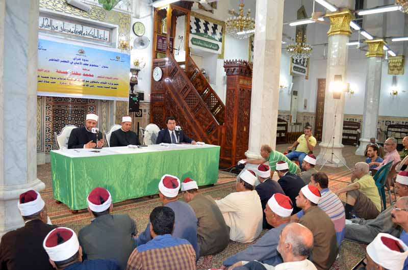 ندوة بمسجد  السيدة نفيسة -رضي الله عنها- 