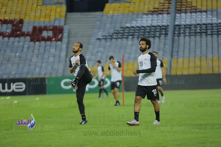 محمد صلاح فى تدريبات المنتخب اليوم محمد صلاح فى تدريبات المنتخب اليوم
