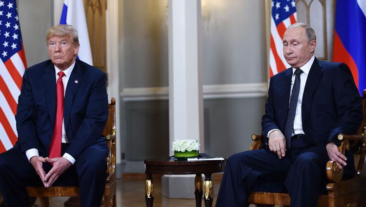 الرئيس الأمريكي دونالد ترامب والرئيس الروسي بوتين الرئيس الأمريكي دونالد ترامب والرئيس الروسي بوتين