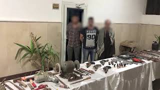 المتهمين بحوزتهم المضبوطات المتهمين بحوزتهم المضبوطات