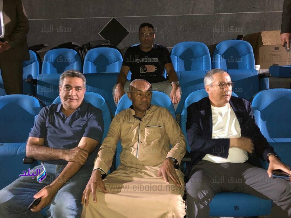 رئيس الكاف واحمد مجاهد عضو اتحاد الكرة