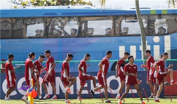 جانب من التدريبات اليوم 