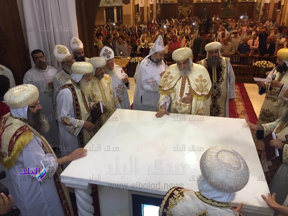 البابا تواضروس يدشن مذابج