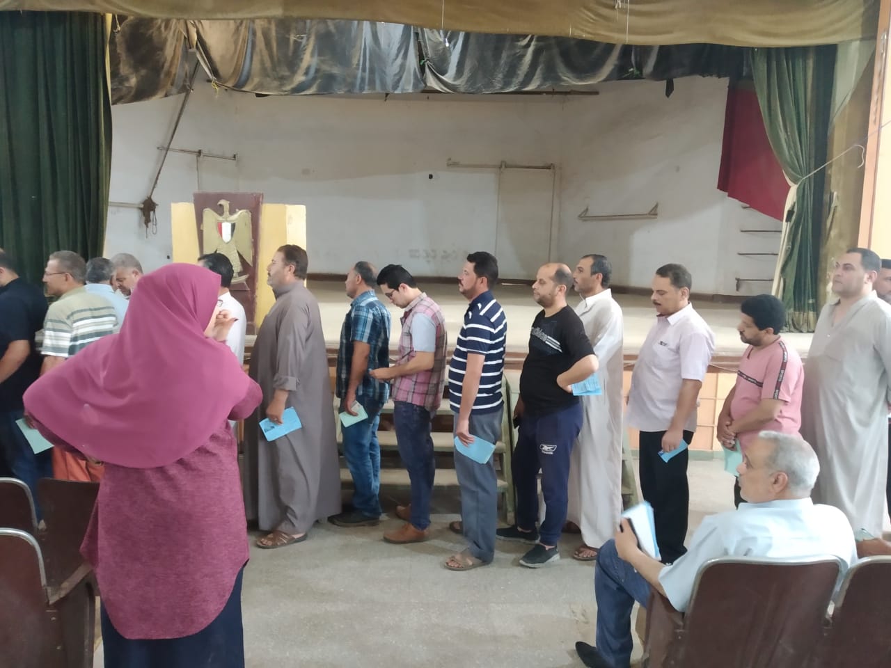 اغلاق باب التصويات فى انتخابات الغرفه التجاريه بالدقهلية