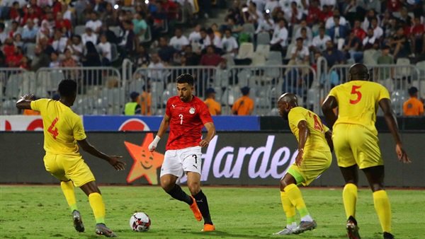 محمود تريزجية من مباراة غينيا اليوم محمود تريزجية من مباراة غينيا اليوم