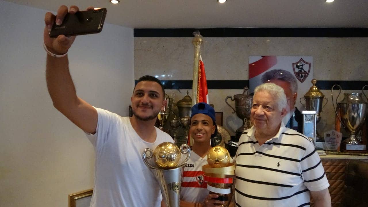  المستشار مرتضى منصور رئيس نادي الزمالك