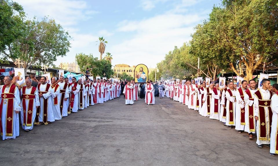 احتفالات عيد حالة الحديد بدير المحرق بأسيوط احتفالات عيد حالة الحديد بدير المحرق بأسيوط