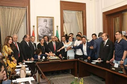 تكريم حزب الوفد للفنانين تكريم حزب الوفد للفنانين