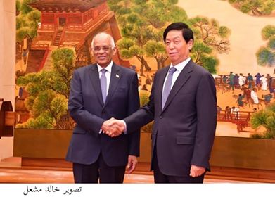 عبدالعال خلال لقاءه اللجنة الدائمة لنو اب الشعب الصيني عبدالعال خلال لقاءه اللجنة الدائمة لنو اب الشعب الصيني