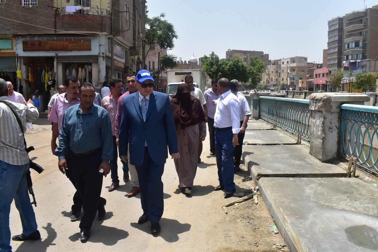 محافظ الفيوم يتفقد أعمال تطوير وتجميل شوارع المدينة