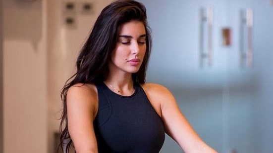 ياسمين صبري في الجيم