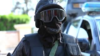 جانب من استعداد الداخلية لتأمين مباراة افتتاح أمم أفريقيا