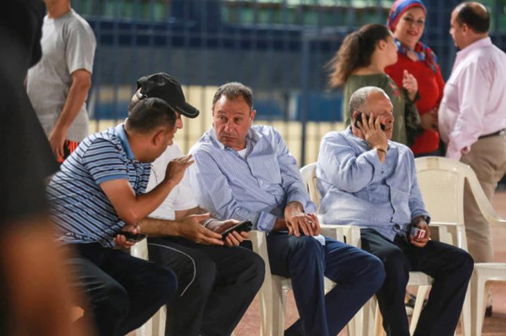 محمود الخطيب من مران منتخب مصر الاخير
