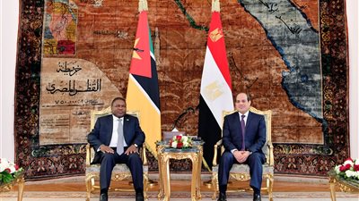 الرئيس السيسي ونظيره الموزمبيقي 
