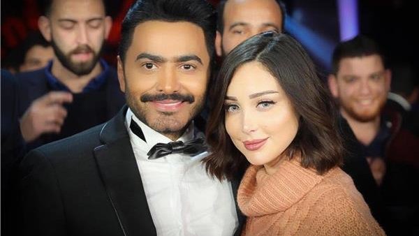  زوجة تامر حسنى