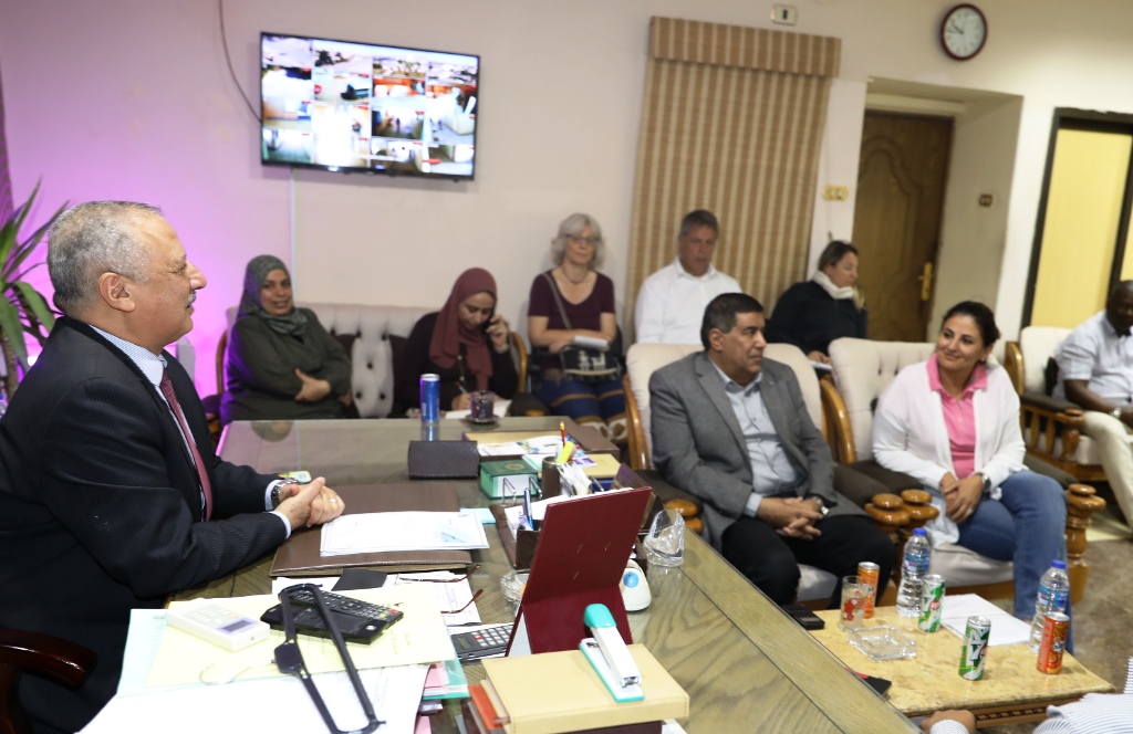 السكرتير العام يستقبل وفد منظمة ايفاد السكرتير العام يستقبل وفد منظمة ايفاد