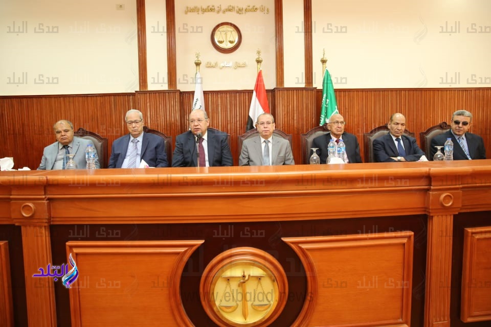 رئيس مجلس الدولة يفتتح مجمع محاكم بـ كفرالشيخ