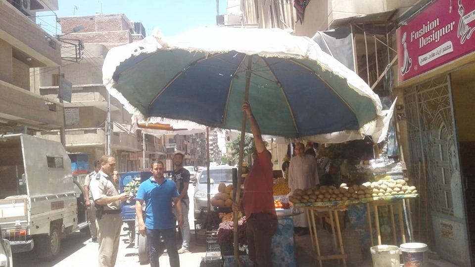 رفع وازالة ٣٧٩١ حالة إشغال طربق للقضاء على الاختناقات 