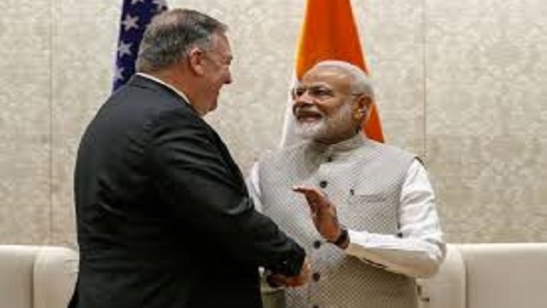 بومبيو يلتقي رئيس وزراء الهند لبحث التجارة والدفاع