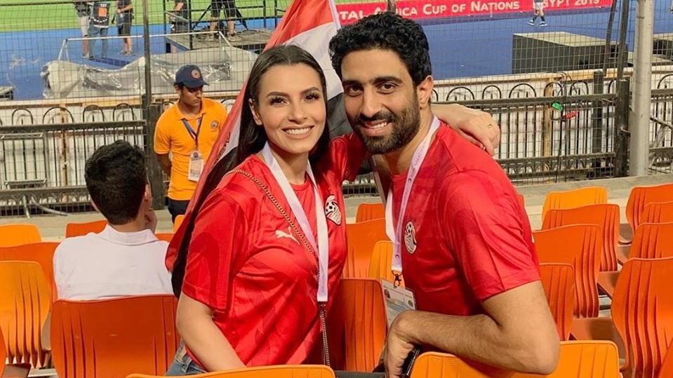 كارمن سليمان وزوجها كارمن سليمان وزوجها