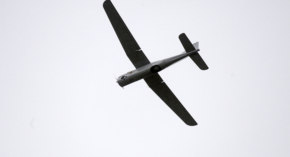 اعتراض طائرة حوثية مسيرة 