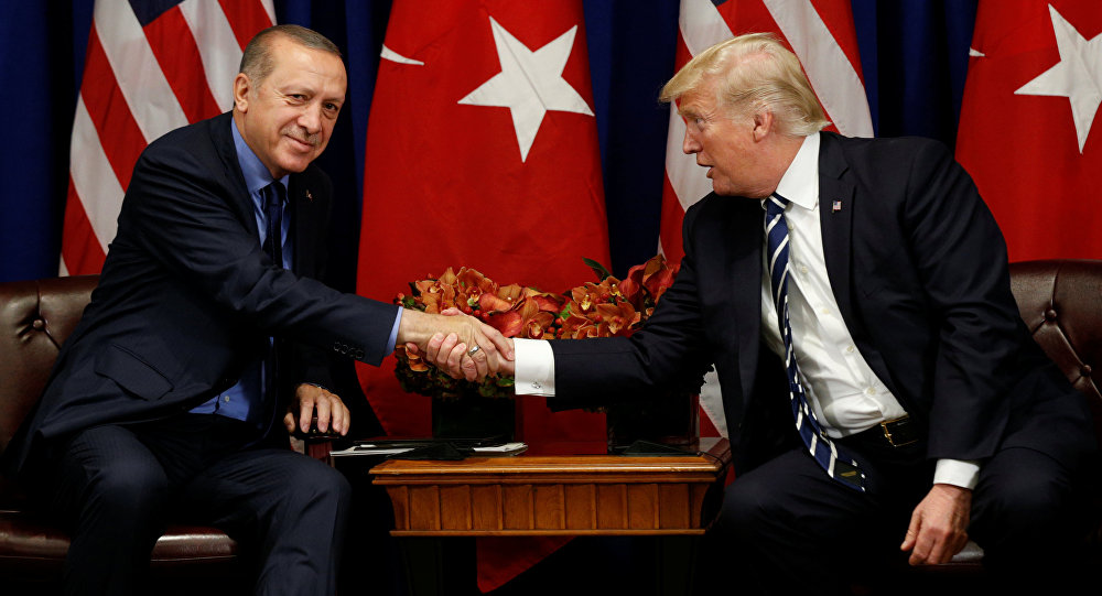 دونالد ترامب ورجب طيب أردوغان دونالد ترامب ورجب طيب أردوغان