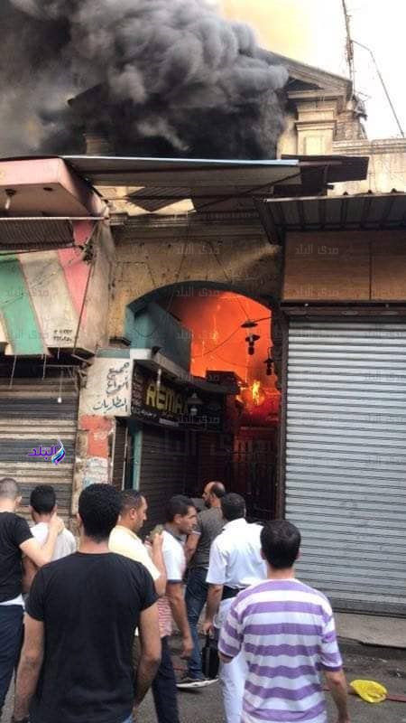 حريق سوق الخضار بالعتبة حريق سوق الخضار بالعتبة